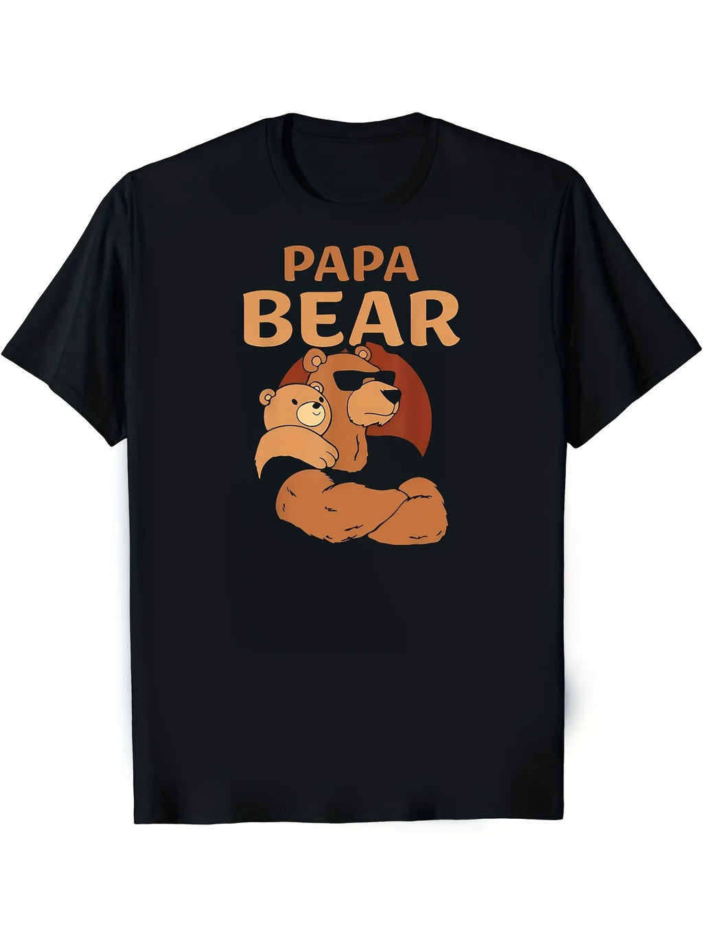 T-shirt papa “Papa Bear” – Cadeau fête des pères et anniversaire