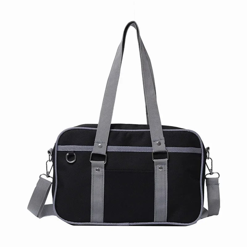 Japanese Casual PU Shoulder Bag Junior High School Students School Bag Handbag Anime Uniform Bag Tote Bags for Women Bolsos