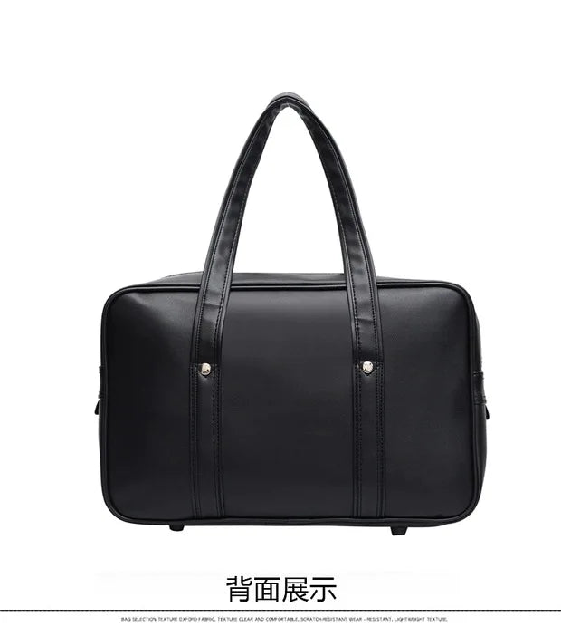 Japanese Casual PU Shoulder Bag Junior High School Students School Bag Handbag Anime Uniform Bag Tote Bags for Women Bolsos