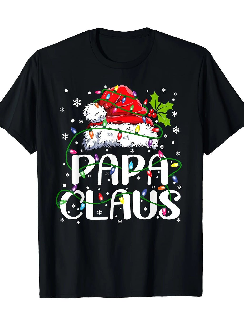 T-shirt Noël “Papa Claus” – Cadeau de Noël pour papa