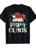 T-shirt Noël “Papa Claus” – Cadeau de Noël pour papa