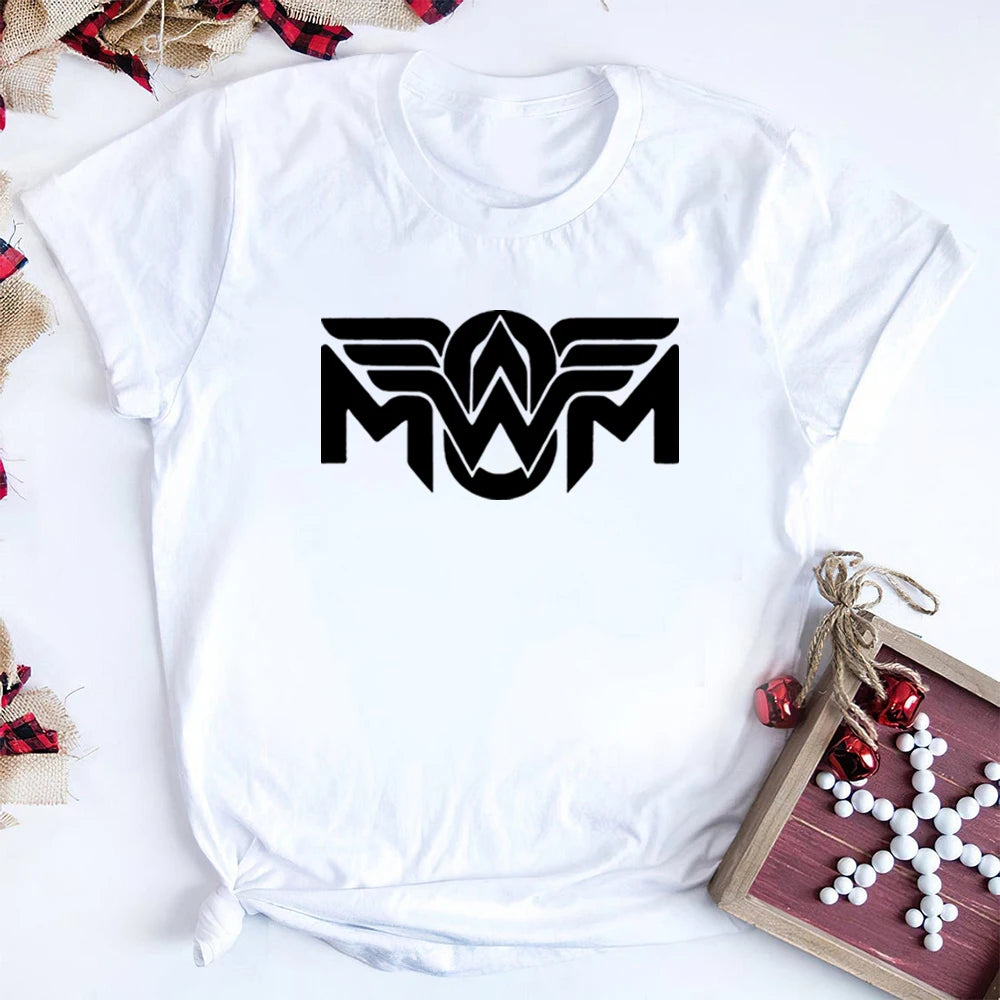 T-shirt maman “Wonder Woman” – Cadeau fête des mères et maman super-héroïne