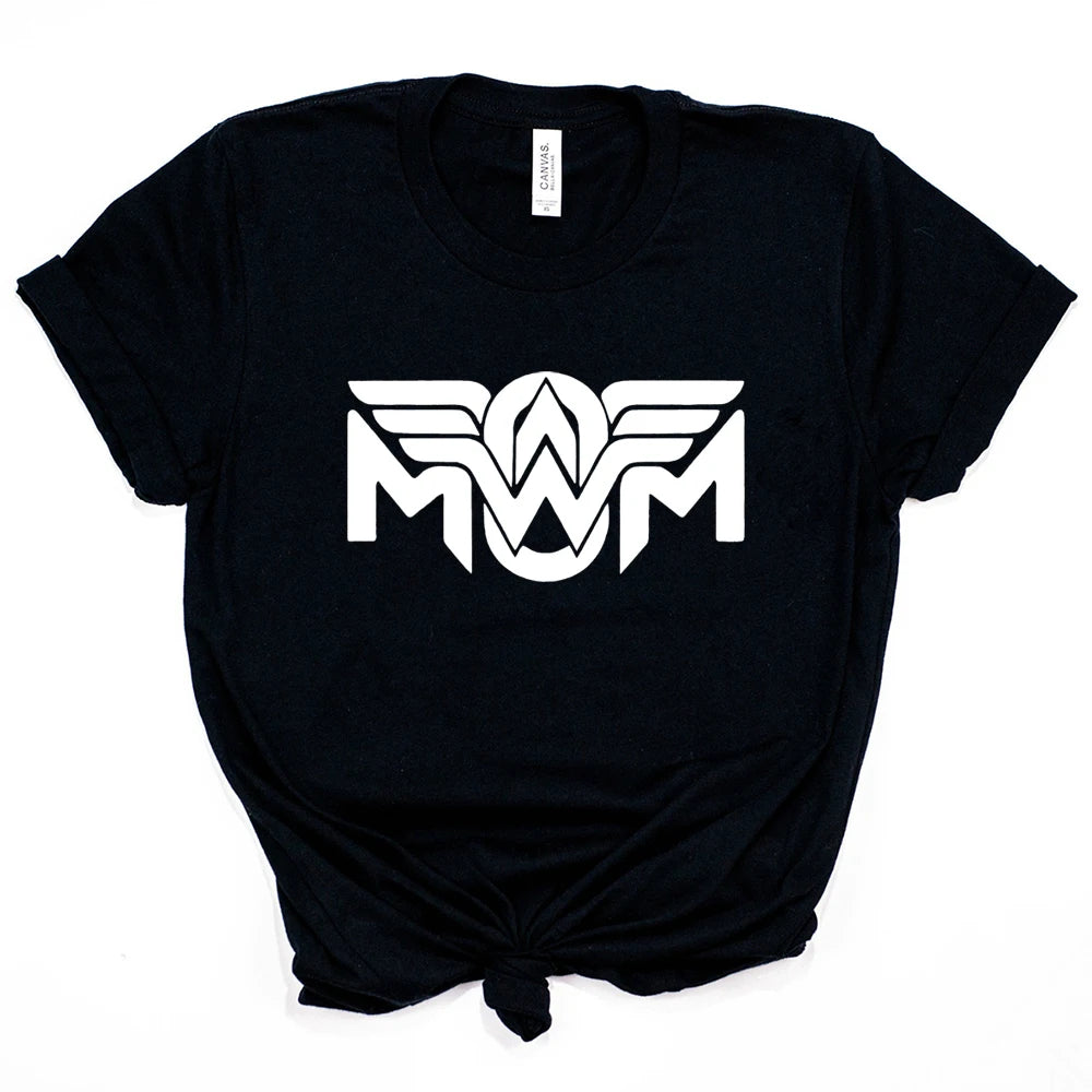 T-shirt maman “Wonder Woman” – Cadeau fête des mères et maman super-héroïne