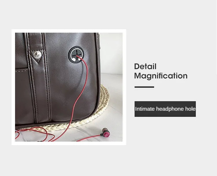 Japanese Casual PU Shoulder Bag Junior High School Students School Bag Handbag Anime Uniform Bag Tote Bags for Women Bolsos